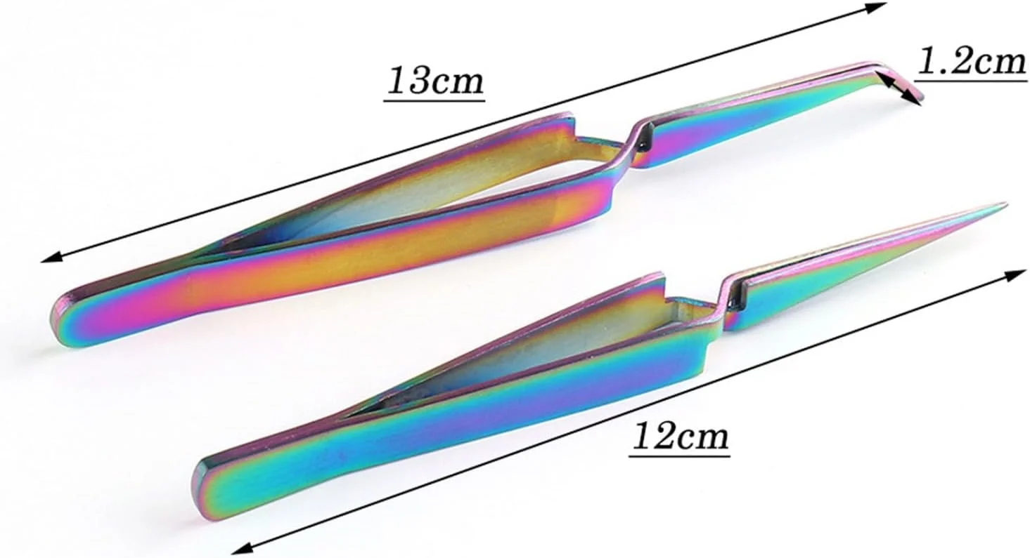 انبر فرم دهی ناخن اکریلیک Labymos، انبر گیره ناخن استیل ضد زنگ، گیره فرم دهی ناخن کریستالی مدل X، انبر نگین ناخن، ابزار طراحی ناخن