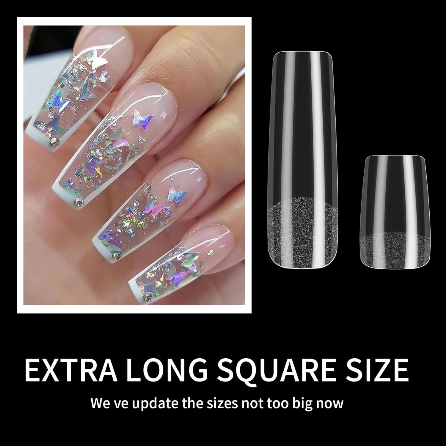 240 عدد تیپ ناخن ژلی نرم پوشش کامل KOXXIAMOQ برای کاشت ناخن، ناخن مصنوعی بالرین تابوتی شفاف، ناخن مصنوعی اکریلیک بلند مات، تیپ ناخن بدون رد C برای طراحی ناخن در سالن یا خانه 240 عدد تیپ ناخن ژلی نرم پوشش کامل KOXXIAMOQ برای کاشت ناخن، ناخن مصنوعی بالرین تابوتی شفاف، ناخن مصنوعی اکریلیک بلند مات، تیپ ناخن بدون رد C برای طراحی ناخن در سالن یا خانه