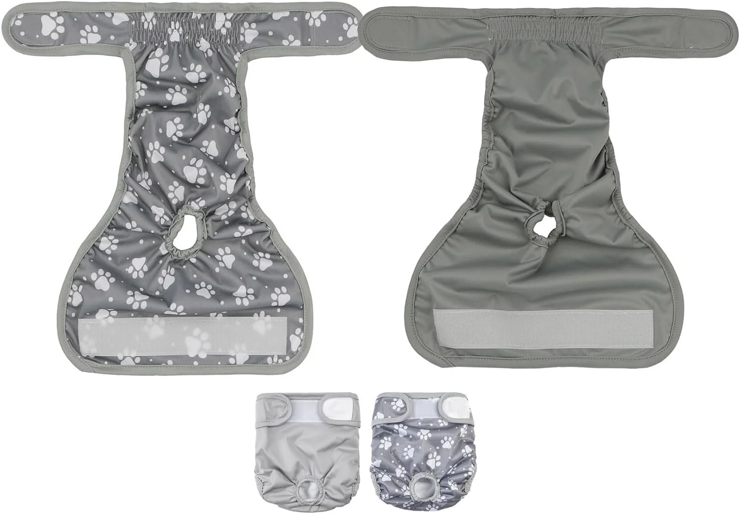 پوشک سگ زنانه قابل استفاده مجدد AMEOOR، بسته 2 عددی، شورت بهداشتی قابل شستشو برای سگ ها و توله سگ ها، شورت نرم دوران قاعدگی برای سگ ها و حیوانات خانگی خاکستری سایز L پوشک سگ زنانه قابل استفاده مجدد AMEOOR، بسته 2 عددی، شورت بهداشتی قابل شستشو برای سگ ها و توله سگ ها، شورت نرم دوران قاعدگی برای سگ ها و حیوانات خانگی خاکستری سایز L