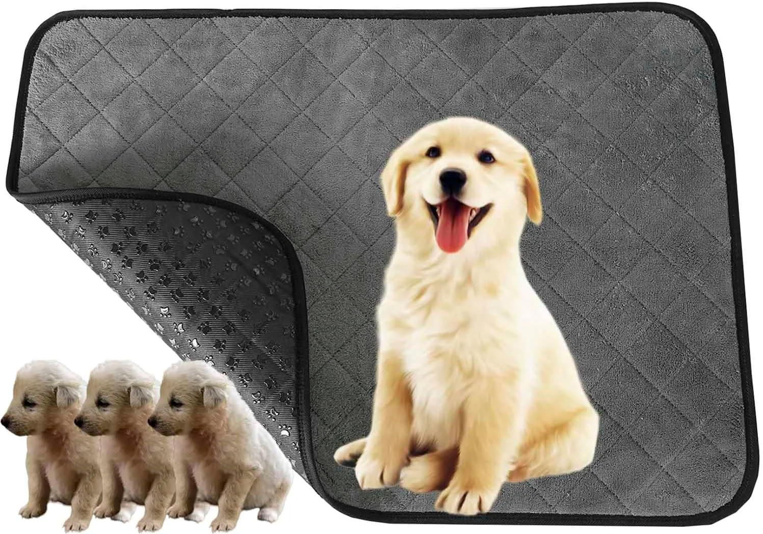 پدهای ادرار قابل شستشو و ضد لغزش AMEOOR برای سگ ها، پد ادرار سگ ضد آب و با قابلیت جذب سریع، پدهای آموزشی ضد آب برای سگ ها و گربه ها، پد توله سگ برای مبل، قفس، آموزش توالت - 70x100 سانتی متر پدهای ادرار قابل شستشو و ضد لغزش AMEOOR برای سگ ها، پد ادرار سگ ضد آب و با قابلیت جذب سریع، پدهای آموزشی ضد آب برای سگ ها و گربه ها، پد توله سگ برای مبل، قفس، آموزش توالت - 70x100 سانتی متر