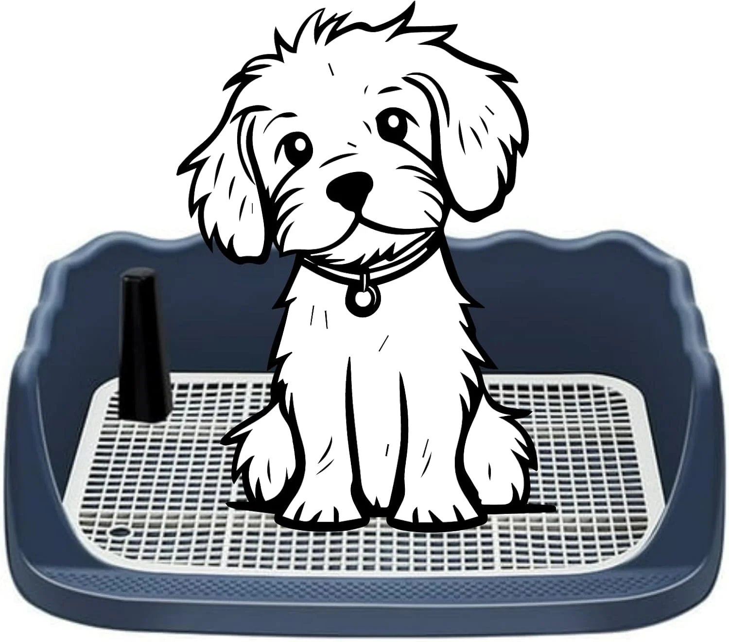 سینی دستشویی سگ BRKT، شبیه ساز بدون نشتی، راحتی در داخل خانه، تمیز کردن آسان، مقاوم در برابر آب و هوا، کمک آموزشی سگ مناسب برای چندین حیوان خانگی (آبی تیره) سینی دستشویی سگ BRKT، شبیه ساز بدون نشتی، راحتی در داخل خانه، تمیز کردن آسان، مقاوم در برابر آب و هوا، کمک آموزشی سگ مناسب برای چندین حیوان خانگی (آبی تیره)