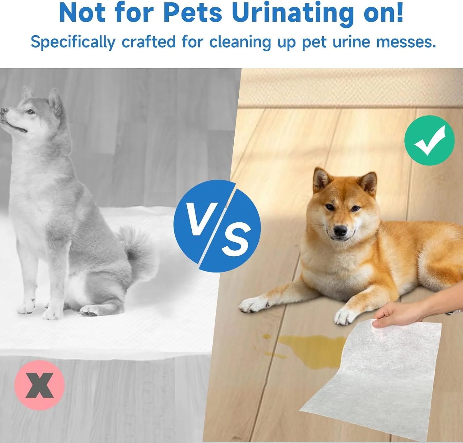 برگه های جاذب سریع و تمیز کننده آسان حیوانات خانگی L&W BROS. – راه حل نوآورانه برای تمیز کردن بدون دردسر، نه پدهای سنتی ادرار، 30x25 سانتی متر برای از بین بردن ادرار، لکه و بوی حیوانات خانگی (120 عدد) برگه های جاذب سریع و تمیز کننده آسان حیوانات خانگی L&W BROS. – راه حل نوآورانه برای تمیز کردن بدون دردسر، نه پدهای سنتی ادرار، 30x25 سانتی متر برای از بین بردن ادرار، لکه و بوی حیوانات خانگی (120 عدد)