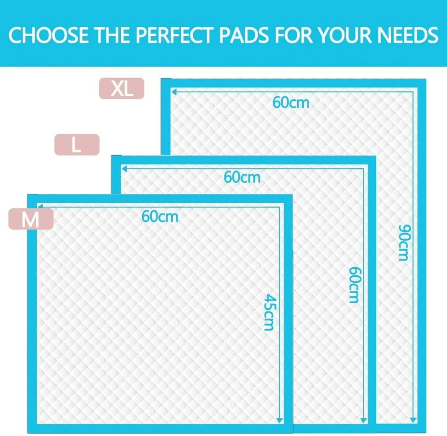 پدهای ادرار سگ BRKT، پدهای فوق العاده جاذب برای توله سگ، پدهای آموزشی یکبار مصرف ضد نشت برای سگ ها، پدهای ادرار حیوانات خانگی با خشک شدن سریع برای آموزش در خانه، پدهای فوق العاده جاذب برای سگ ها (M(45*60-50 عدد)) پدهای ادرار سگ BRKT، پدهای فوق العاده جاذب برای توله سگ، پدهای آموزشی یکبار مصرف ضد نشت برای سگ ها، پدهای ادرار حیوانات خانگی با خشک شدن سریع برای آموزش در خانه، پدهای فوق العاده جاذب برای سگ ها (M(45*60-50 عدد))