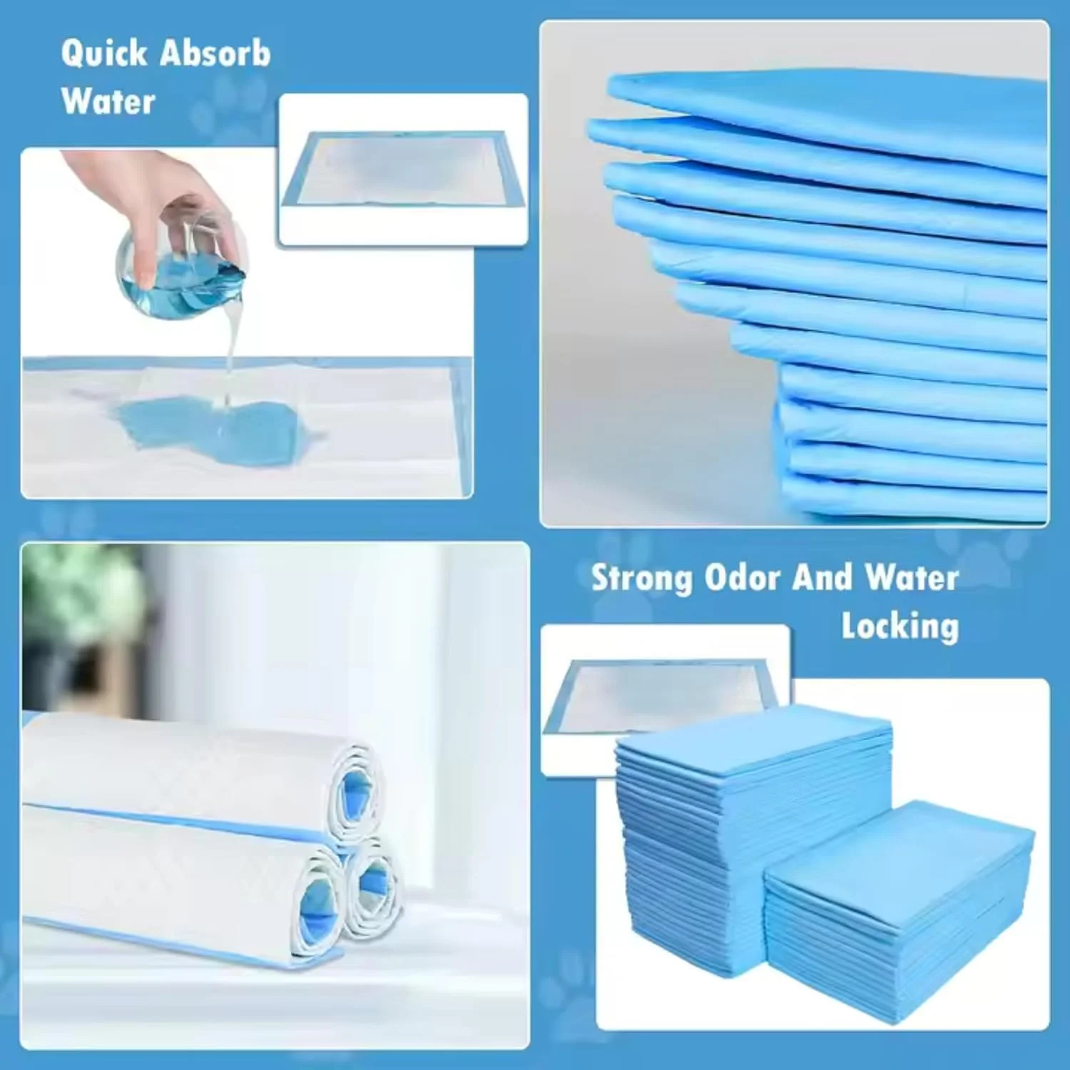 پدهای ادرار سگ BRKT، پدهای فوق العاده جاذب برای توله سگ، پدهای آموزشی یکبار مصرف ضد نشت برای سگ ها، پدهای ادرار حیوانات خانگی با خشک شدن سریع برای آموزش در خانه، پدهای فوق العاده جاذب برای سگ ها (M(45*60-50 عدد)) پدهای ادرار سگ BRKT، پدهای فوق العاده جاذب برای توله سگ، پدهای آموزشی یکبار مصرف ضد نشت برای سگ ها، پدهای ادرار حیوانات خانگی با خشک شدن سریع برای آموزش در خانه، پدهای فوق العاده جاذب برای سگ ها (M(45*60-50 عدد))