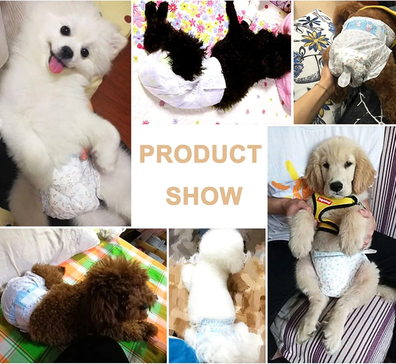 پوشک سگ ماده یکبار مصرف 3 عددی با قلاب و حلقه قابل تنظیم، پوشک سگ با کنترل رطوبت و نشانگر خیسی برای سگ های ماده 30 عددی (10 عدد در هر بسته) پوشک سگ ماده یکبار مصرف 3 عددی با قلاب و حلقه قابل تنظیم، پوشک سگ با کنترل رطوبت و نشانگر خیسی برای سگ های ماده 30 عددی (10 عدد در هر بسته)