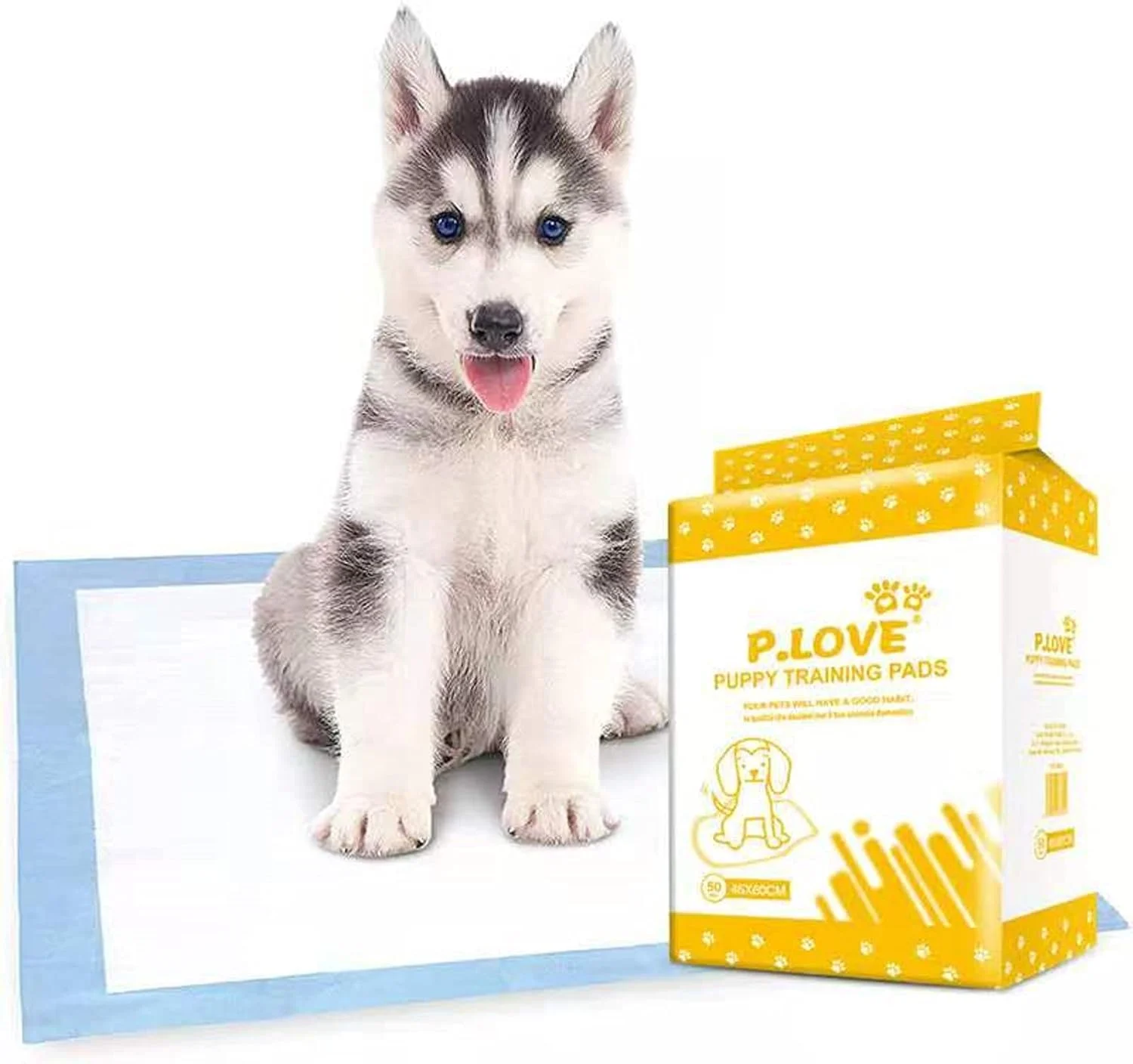 پد آموزشی سگ DongMiao، پد ضخیم پوشک سگ، پوشک های جاذب یکبار مصرف، ضد نشت، پد پوشک کاغذی سگ (M 17.723.6 اینچ/50 عدد) پد آموزشی سگ DongMiao، پد ضخیم پوشک سگ، پوشک های جاذب یکبار مصرف، ضد نشت، پد پوشک کاغذی سگ (M 17.723.6 اینچ/50 عدد)