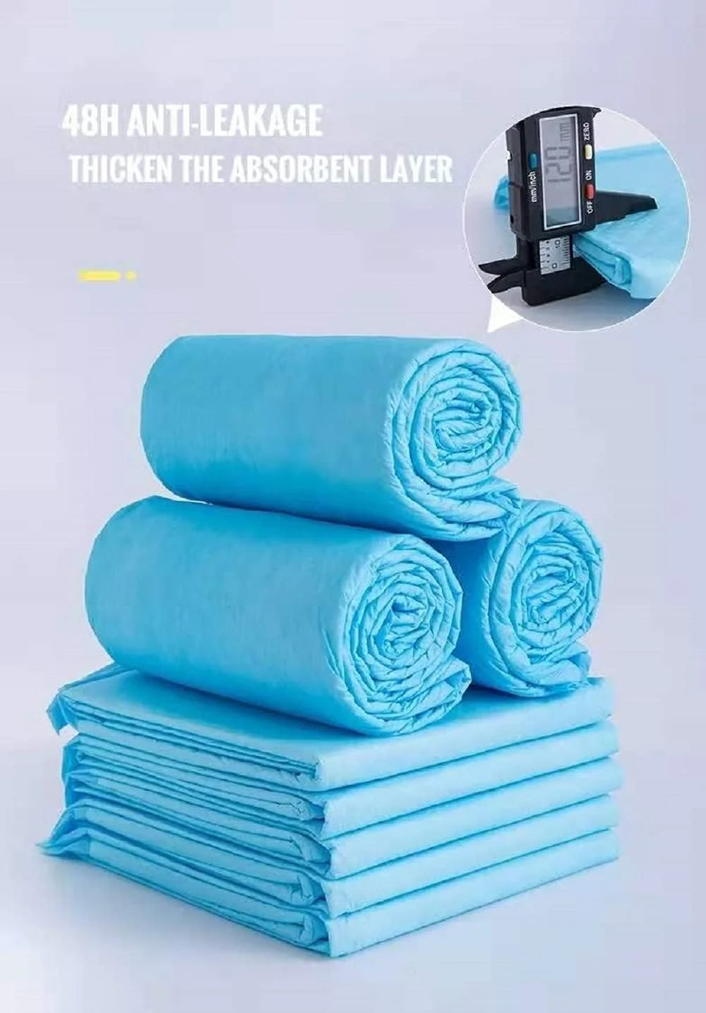 پد آموزشی سگ DongMiao، پد ضخیم پوشک سگ، پوشک های جاذب یکبار مصرف، ضد نشت، پد پوشک کاغذی سگ (M 17.723.6 اینچ/50 عدد) پد آموزشی سگ DongMiao، پد ضخیم پوشک سگ، پوشک های جاذب یکبار مصرف، ضد نشت، پد پوشک کاغذی سگ (M 17.723.6 اینچ/50 عدد)