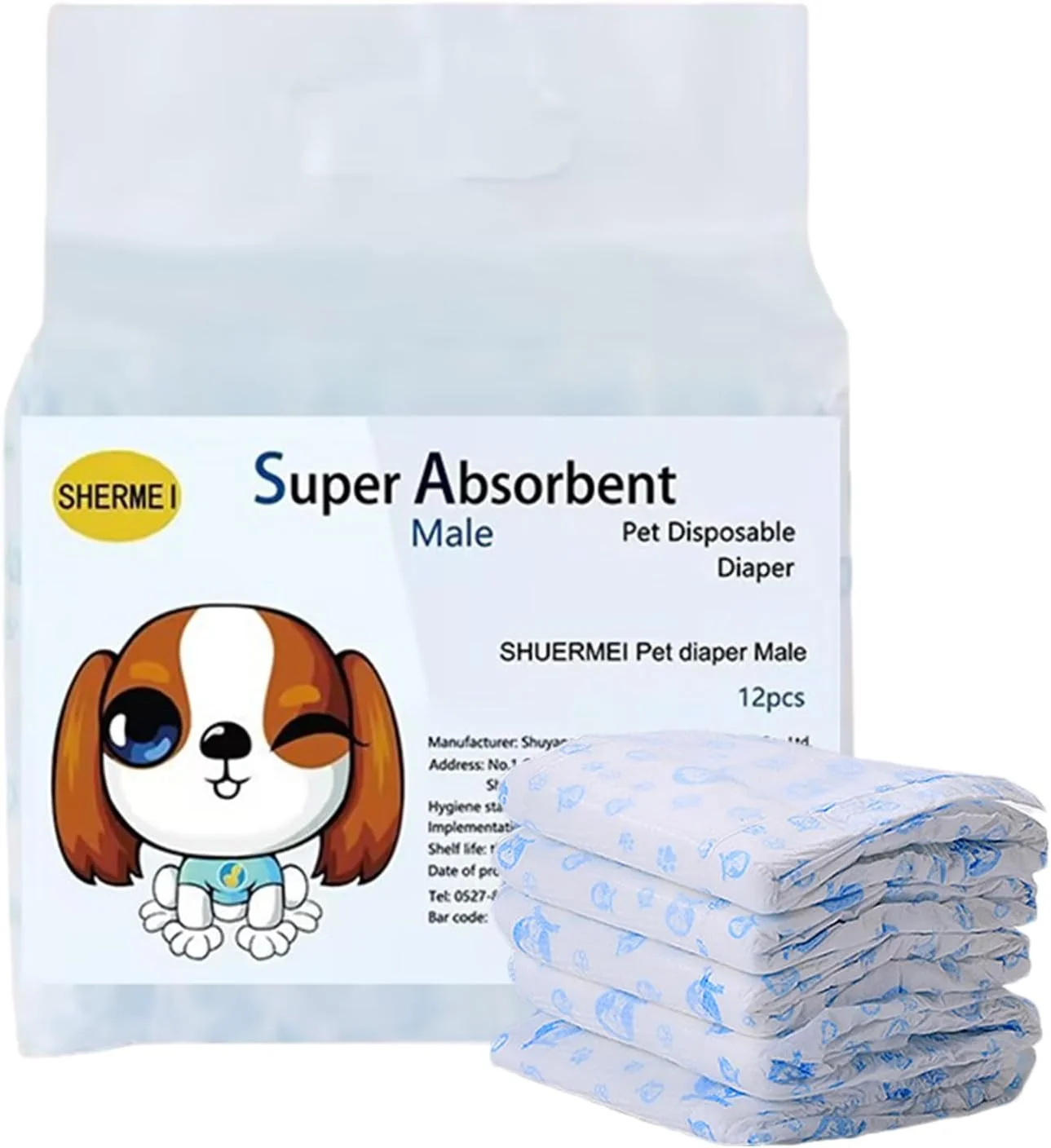 پوشک سگ - پوشک جاذب برای سگ های نر و ماده - پوشش بچه گربه برای پیاده روی در فضای باز - برای آموزش دستشویی، باغ، پیاده روی در فضای باز، سفر جاده ای، ماشین پوشک سگ - پوشک جاذب برای سگ های نر و ماده - پوشش بچه گربه برای پیاده روی در فضای باز - برای آموزش دستشویی، باغ، پیاده روی در فضای باز، سفر جاده ای، ماشین