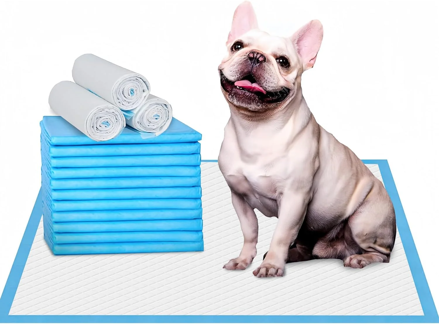 پدهای ادرار سگ Elalove - DTP-60x60-50-6 - پدهای آموزشی - آبی - نبافته - 6 لایه - 49.99 عدد پدهای ادرار سگ Elalove - DTP-60x60-50-6 - پدهای آموزشی - آبی - نبافته - 6 لایه - 49.99 عدد