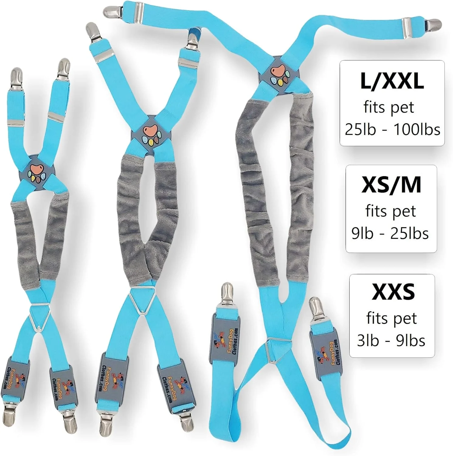 بند شلوار سگ FUNNYDOGCLOTHES برای لباس، پوشاک، پوشک، شلوار، دامن و شکم بند حیوانات خانگی، مناسب سگ های کوچک، متوسط و بزرگ (XXS: 1.3 کیلوگرم - 4 کیلوگرم، مشکی)، مشکی، XXS: 1.3 کیلوگرم - 4 کیلوگرم بند شلوار سگ FUNNYDOGCLOTHES برای لباس، پوشاک، پوشک، شلوار، دامن و شکم بند حیوانات خانگی، مناسب سگ های کوچک، متوسط و بزرگ (XXS: 1.3 کیلوگرم - 4 کیلوگرم، مشکی)، مشکی، XXS: 1.3 کیلوگرم - 4 کیلوگرم