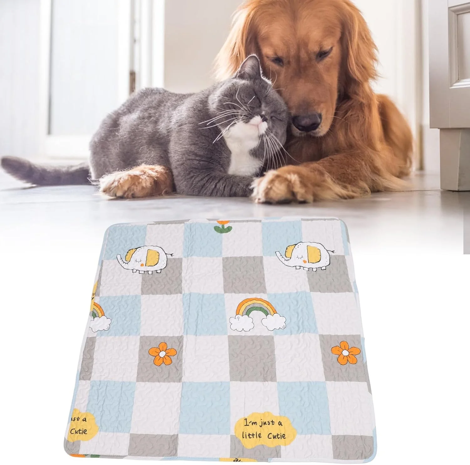 پد ادرار سگ، پد تاشو چند منظوره حیوانات خانگی نرم و قابل شستشو برای غذا دادن در فضای باز (Generic6z3ir1cy5g-11) پد ادرار سگ، پد تاشو چند منظوره حیوانات خانگی نرم و قابل شستشو برای غذا دادن در فضای باز (Generic6z3ir1cy5g-11)