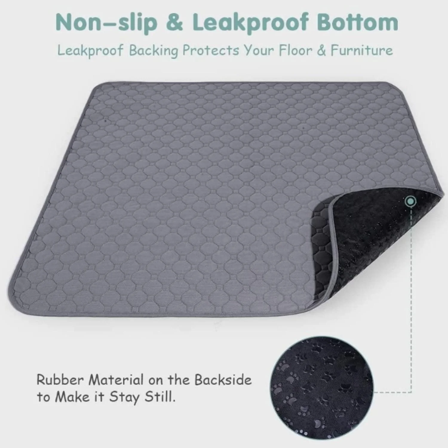 پدهای ادرار قابل شستشو و استفاده مجدد آقای پینات - مجموعه 3 عددی - تشک راحت ضد آب و ضد نشت برای حمل حیوانات خانگی پدهای ادرار قابل شستشو و استفاده مجدد آقای پینات - مجموعه 3 عددی - تشک راحت ضد آب و ضد نشت برای حمل حیوانات خانگی