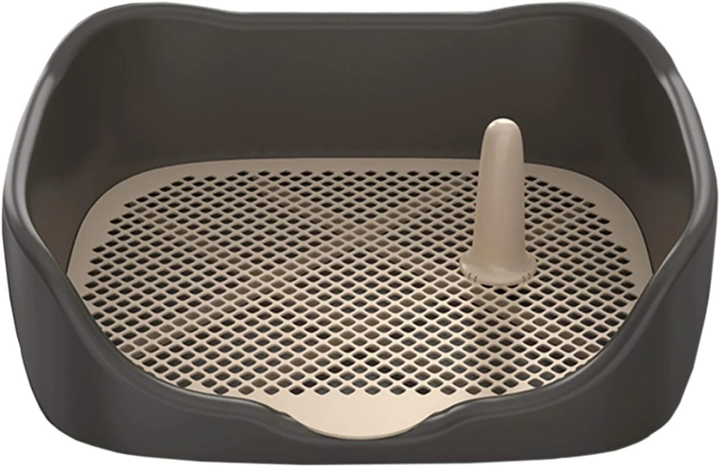 سینی آموزش ادرار سگ توله پلاستیکی با میله جداشدنی و نرده جانبی، آموزش دهنده توالت حیوانات خانگی آپارتمانی برای توله سگ ها و گربه ها (رنگ: خاکستری، اندازه: 50×41.5×16 سانتی متر) سینی آموزش ادرار سگ توله پلاستیکی با میله جداشدنی و نرده جانبی، آموزش دهنده توالت حیوانات خانگی آپارتمانی برای توله سگ ها و گربه ها (رنگ: خاکستری، اندازه: 50×41.5×16 سانتی متر)