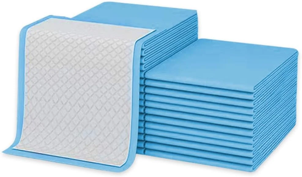 پدهای تعویض نوزاد TOMVAES، بسته 100 عددی پد تعویض نوزاد، پدهای مادر، پدهای آموزش ادرار توله سگ، پدهای ادرار سگ بسیار بزرگ یکبار مصرف فوق العاده جاذب ضد نشت (60 x 90 سانتی متر)