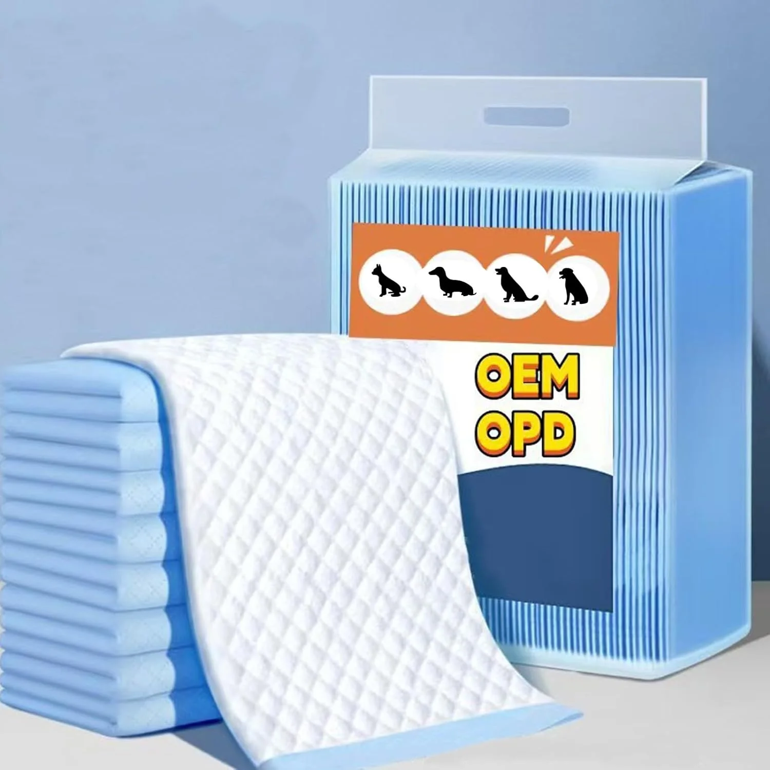 پد آموزشی سگ تِرِد استار، پد تعویض، پد یکبار مصرف، پد ادرار، مناسب آموزش، ضد نشت (بسته 50 عددی - 45x60)