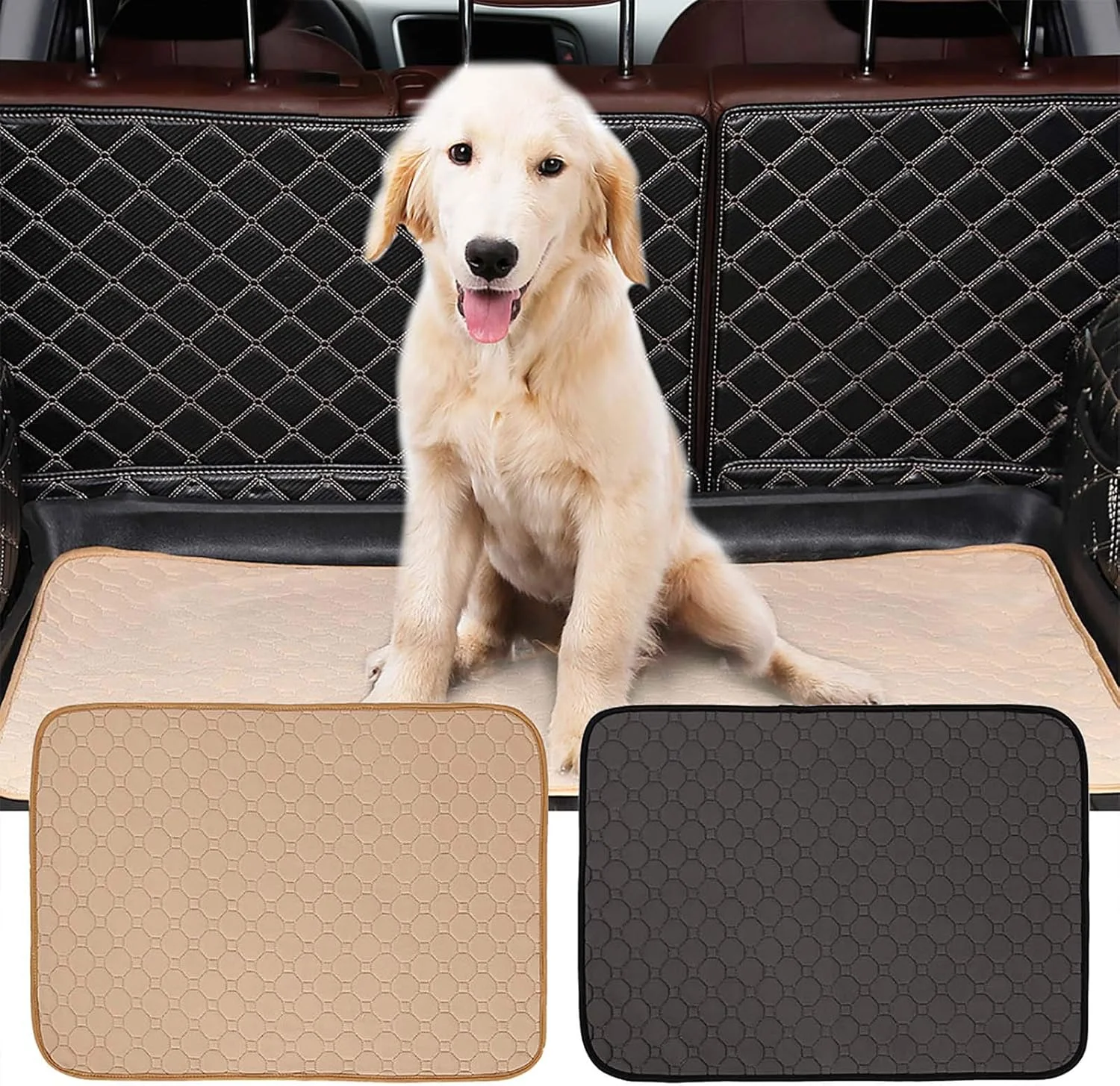 پد ادرار سگ، زیرانداز آموزش ادرار حیوانات خانگی، پوشک سگ، پد مخصوص توله سگ، ضد آب، جاذب، قابل شستشو، پد قابل استفاده مجدد برای سگ، گربه و خرگوش