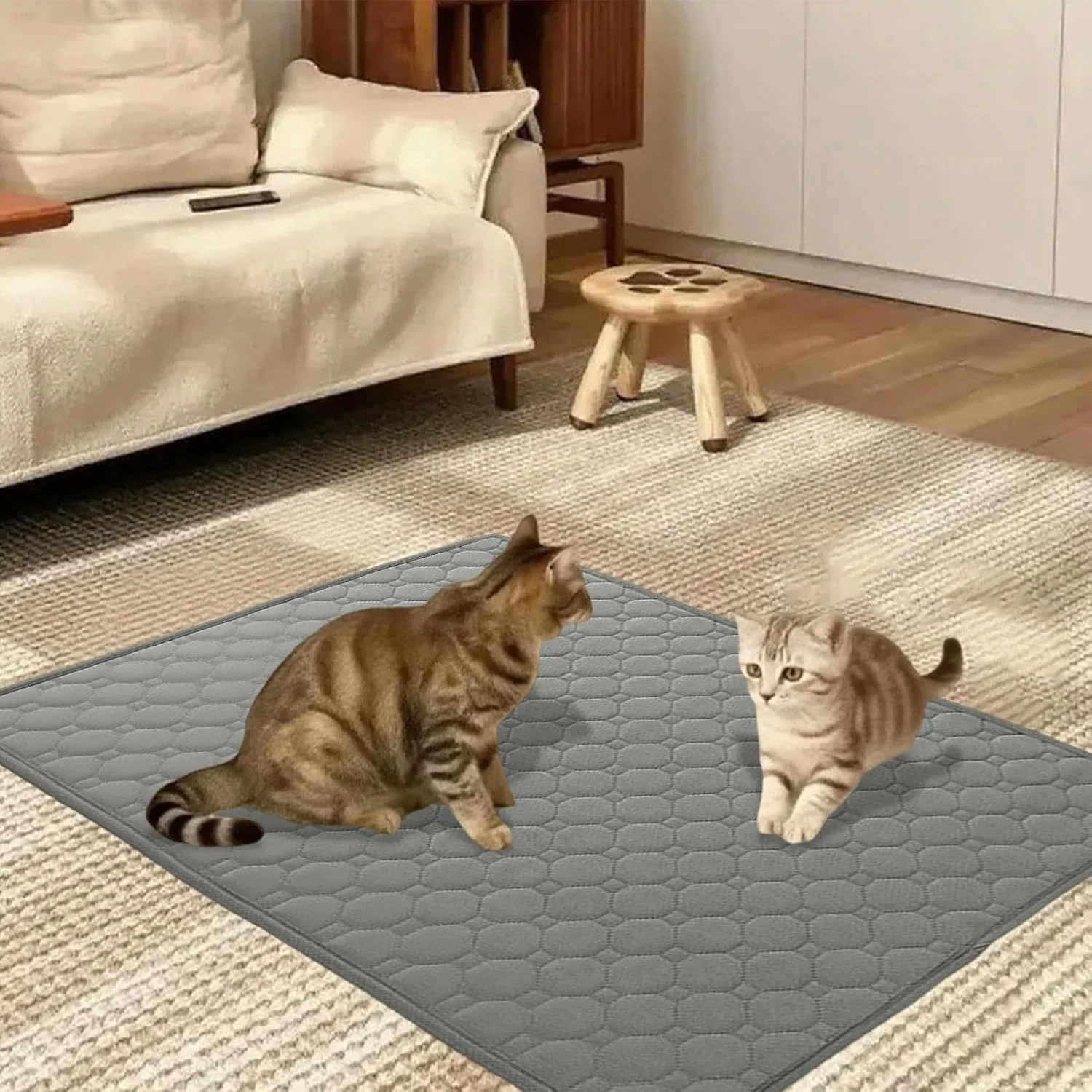 پد ادرار سگ، پد توالت گربه قابل شستشو، پد ادرار گربه قابل استفاده مجدد ضد آب، لوازم حیوانات خانگی برای مسافرت در فضای باز و سرپوشیده، خواب، بازی، زایمان، خانه، توله سگ، بچه گربه