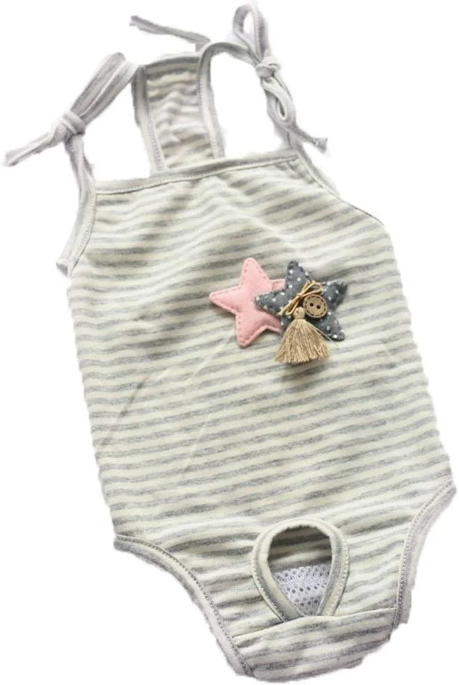 شلوار فیزیولوژیکی سگ راه راه Zhengpingpai، لباس خواب سرهمی گربه توله سگ، شورت بهداشتی، شورت زیرپوش پوشک سگ قابل شستشو (سایز: XL) شلوار فیزیولوژیکی سگ راه راه Zhengpingpai، لباس خواب سرهمی گربه توله سگ، شورت بهداشتی، شورت زیرپوش پوشک سگ قابل شستشو (سایز: XL)