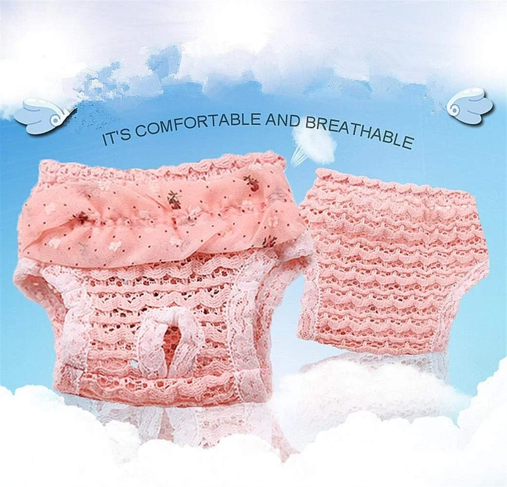 Zhengpingpai یک عدد شورت سگ جدید بند دار، لباس زیر بهداشتی سگ، پوشک، شورت فیزیولوژیکی، شورت توله سگ (رنگ: آبی، سایز: M)