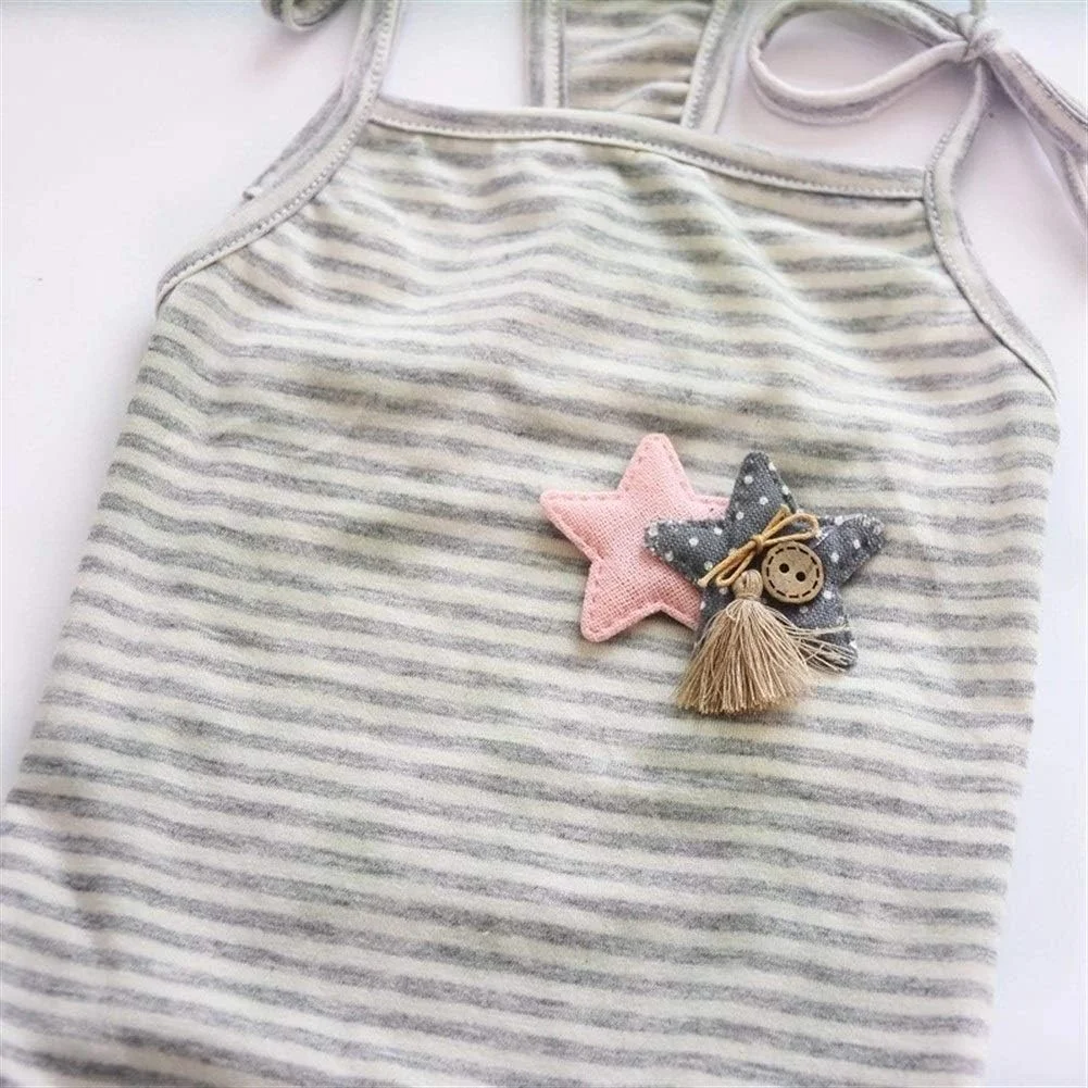 شلوار فیزیولوژیکی سگ راه راه Zhengpingpai، لباس خواب سرهمی گربه توله سگ، شورت بهداشتی، شورت زیرپوش پوشک سگ قابل شستشو (سایز: XL)