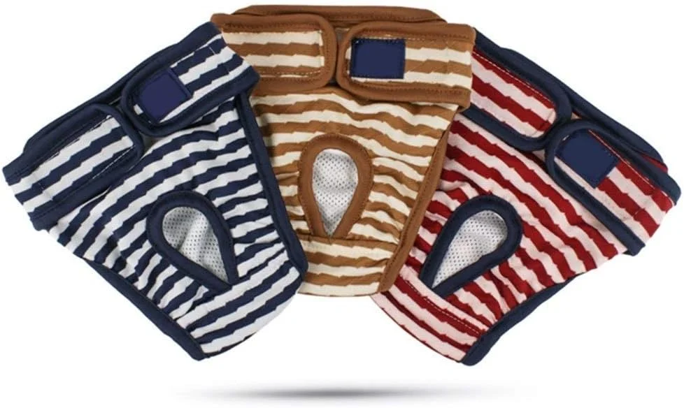 شلوار بهداشتی سگ ماده ژنگ پینگ پای، مناسب دوران قاعدگی، لباس زیر سگ، سایز کوچک، متوسط و بزرگ (رنگ: قهوه ای، سایز: XL)