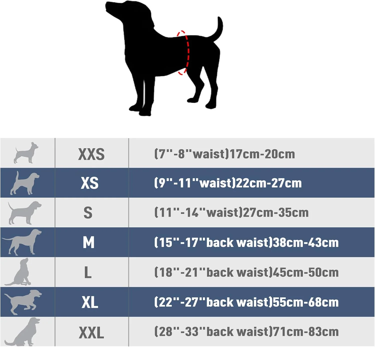 پوشک سگ نر ZINGTERRA بسته 4 عددی، دورپیچ کمربندی نرم و ضد نشت قابل استفاده مجدد برای حیوانات خانگی، پوشک سگ نر با جذب بالا، کمربند پهن تر قابل شستشو برای بی اختیاری سگ و آموزش توله سگ