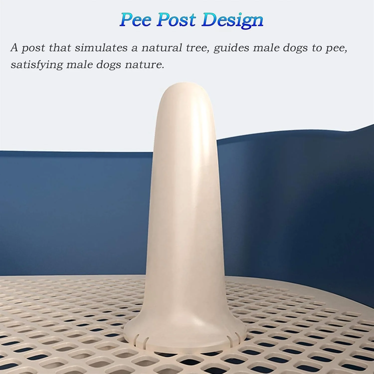 آموزش دستشویی توله سگ و سگ بالغ YXX با توری و میله جداشدنی، سینی توالت آموزشی حصاردار پلاستیکی قابل حمل برای گربه ها و سگ های کوچک تا بزرگ (رنگ: استایل-3، سایز: 45×38×16 سانتی متر)