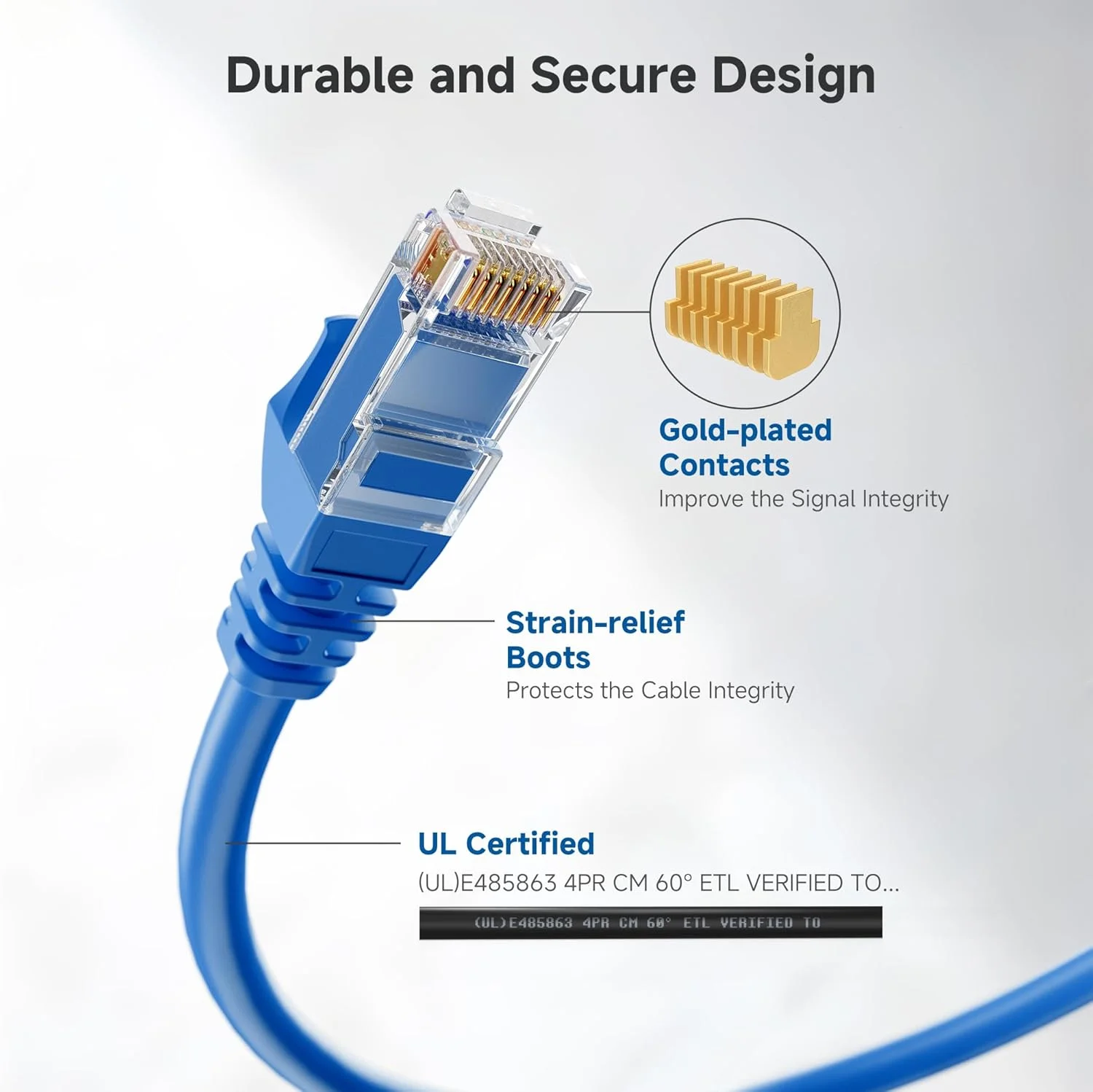 کابل شبکه Cat 6 اترنت 10 گیگابیتی Cable Matters بدون گیر - 35 فوت، کابل Cat 6، سیم Cat6، سیم اترنت، آبی کابل شبکه Cat 6 اترنت 10 گیگابیتی Cable Matters بدون گیر - 35 فوت، کابل Cat 6، سیم Cat6، سیم اترنت، آبی