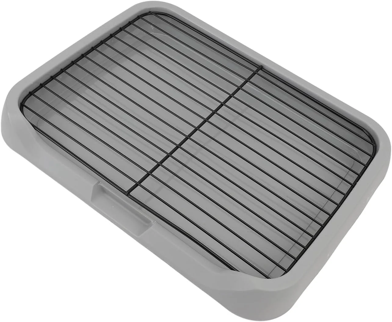 توالت سگ Zerodis با طراحی مشبک داخلی برای جلوگیری از واژگونی، تمیز کردن آسان، مناسب برای سگ های کوچک و متوسط، جنس با کیفیت