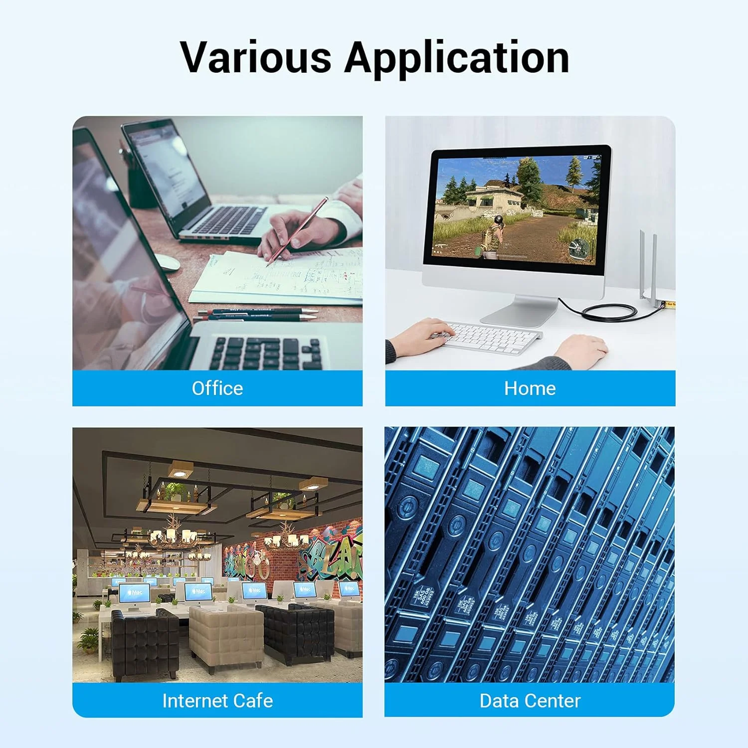 کابل اترنت VENTION Cat 7، کابل پچ LAN با سرعت بالا 10 گیگابیت بر ثانیه 600 مگاهرتز RJ45، کابل شبکه SSTP سازگار با سوئیچ/روتر/مودم/پنل پچ/اکسس پوینت/فیلدهای پچ (Cat.7 SSTP گرد، 2 متر)