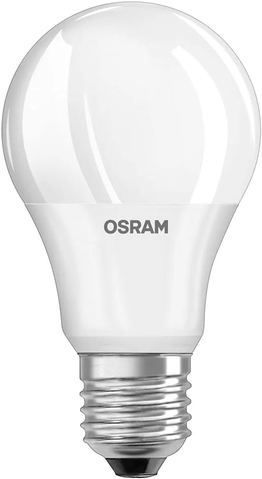 لامپ ال ای دی استوانه ای Osram پایه E27 مدل Value Lamp Clas A توان 8.5 وات/6500 کلوین نور سفید سرد (بسته 10 عددی)