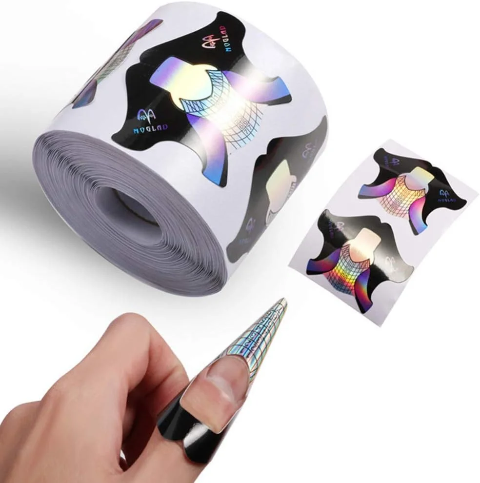 300 عدد فرم ناخن طرح ماهی، استیکر کاغذی خود چسب راهنمای طراحی ناخن، تیپ ناخن، ابزار اکستنشن مانیکور، تجهیزات طراحی ناخن 300 عدد فرم ناخن طرح ماهی، استیکر کاغذی خود چسب راهنمای طراحی ناخن، تیپ ناخن، ابزار اکستنشن مانیکور، تجهیزات طراحی ناخن