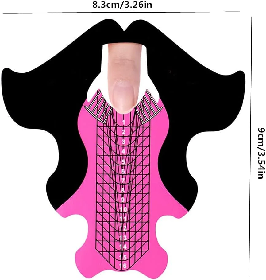 برچسب راهنمای فرم ناخن برای طراحی و کاشت ناخن آیسیبو، 100 عددی، فوق العاده بلند، طرح ماهی صورتی، مناسب برای ژل UV و کاشت ناخن برچسب راهنمای فرم ناخن برای طراحی و کاشت ناخن آیسیبو، 100 عددی، فوق العاده بلند، طرح ماهی صورتی، مناسب برای ژل UV و کاشت ناخن