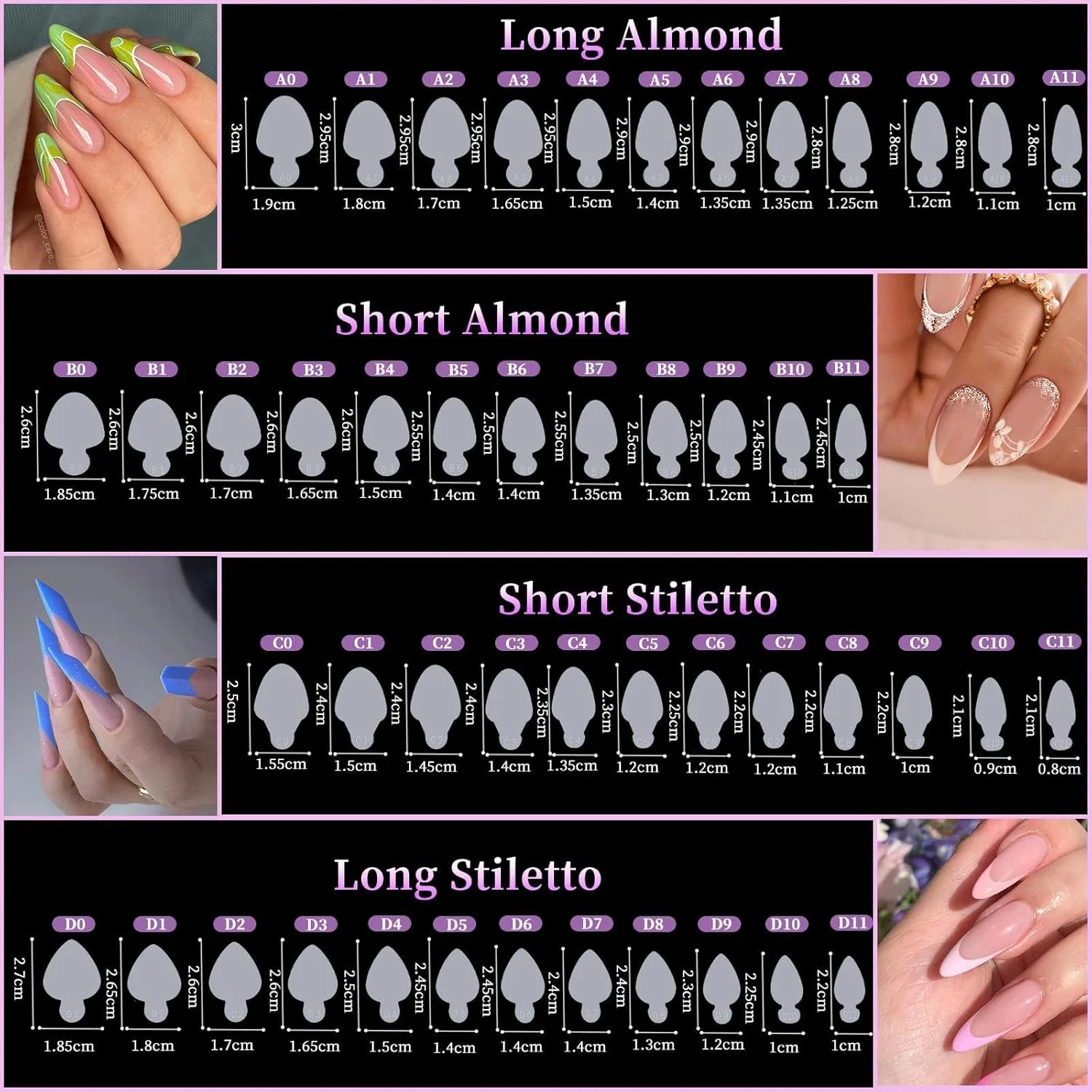 288 عدد قالب دوگانه ناخن برای ناخن های فرانسوی، قالب های دوگانه ناخن، نوک ناخن اکریلیک، 96 عدد استیکر قالب دوگانه سیستم دوئت، پدهای سیلیکونی قابل استفاده مجدد، 4 سبک 12 سایز مقیاس برای اکستنشن مانیکور 288 عدد قالب دوگانه ناخن برای ناخن های فرانسوی، قالب های دوگانه ناخن، نوک ناخن اکریلیک، 96 عدد استیکر قالب دوگانه سیستم دوئت، پدهای سیلیکونی قابل استفاده مجدد، 4 سبک 12 سایز مقیاس برای اکستنشن مانیکور