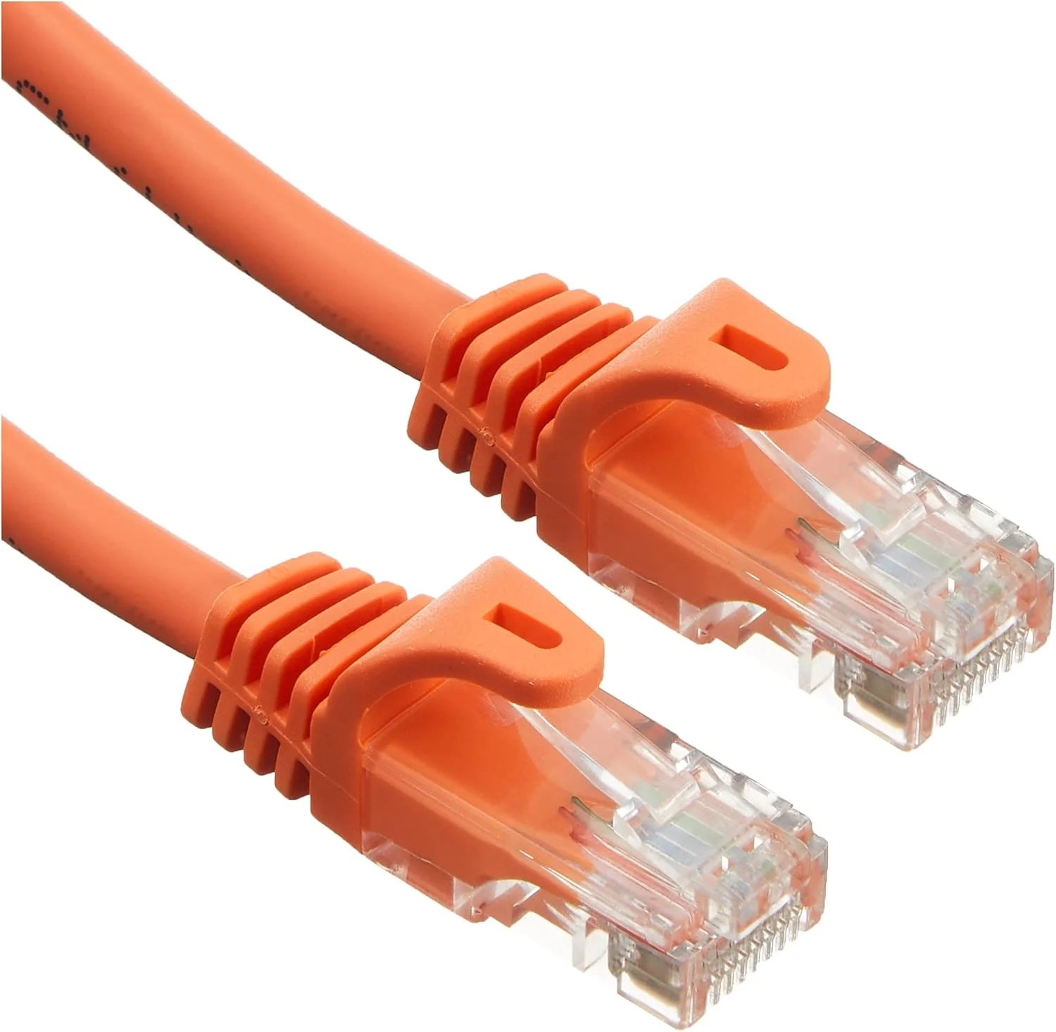 کابل پچ 1 متری نارنجی Cat5e بدون گیر StarTech.com - کابل پچ 1 متری - کابل پچ اترنت - کابل Cat 5e RJ45 نر به نر (45PAT1MOR)