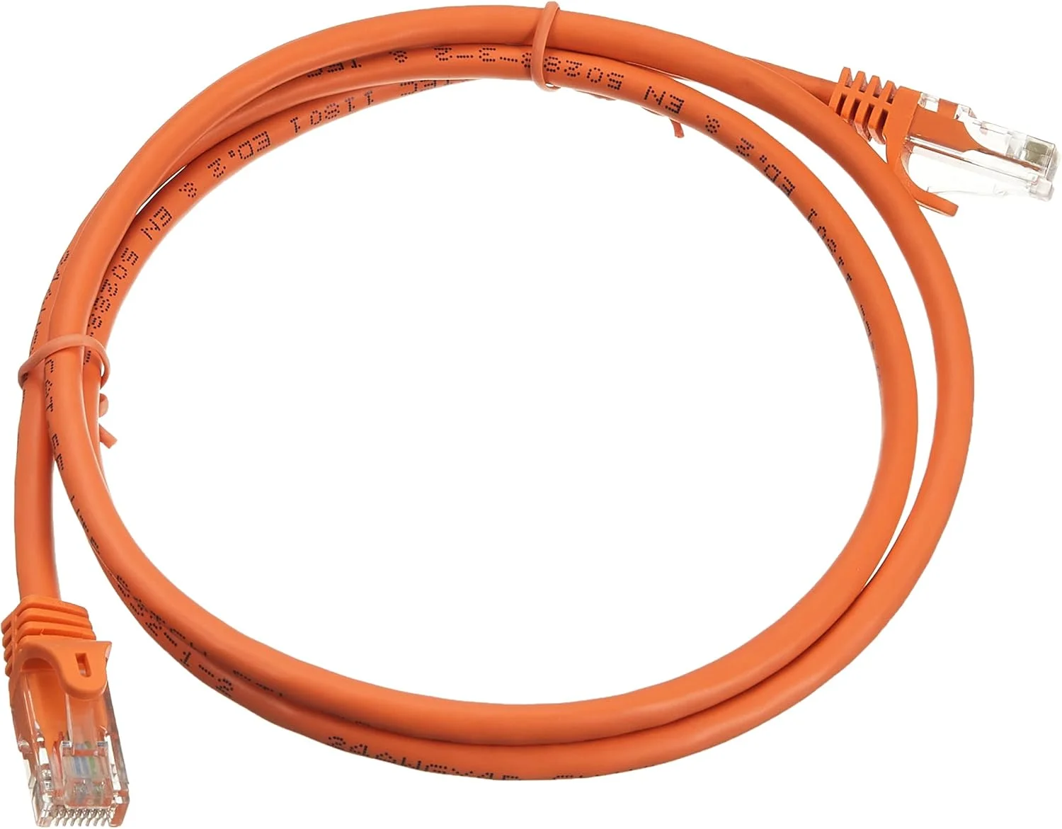 کابل پچ 1 متری نارنجی Cat5e بدون گیر StarTech.com - کابل پچ 1 متری - کابل پچ اترنت - کابل Cat 5e RJ45 نر به نر (45PAT1MOR)