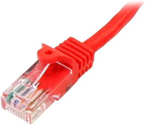 کابل شبکه 10 متری Cat5e قرمز StarTech.com با کانکتورهای RJ45 بدون گیر - کابل اترنت بلند - کابل 10 متری Cat 5e UTP (45PAT10MRD)