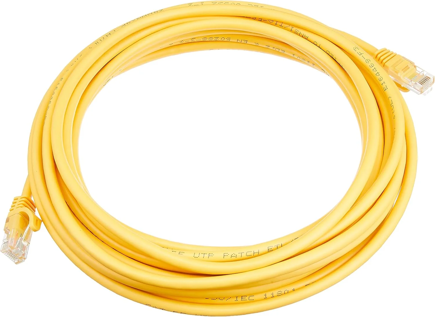 کابل پچ Cat5e زرد 7 متری StarTech.com با کانکتورهای RJ45 بدون گیر - کابل اترنت بلند - کابل UTP Cat 5e 7 متری (45PAT7MYL)