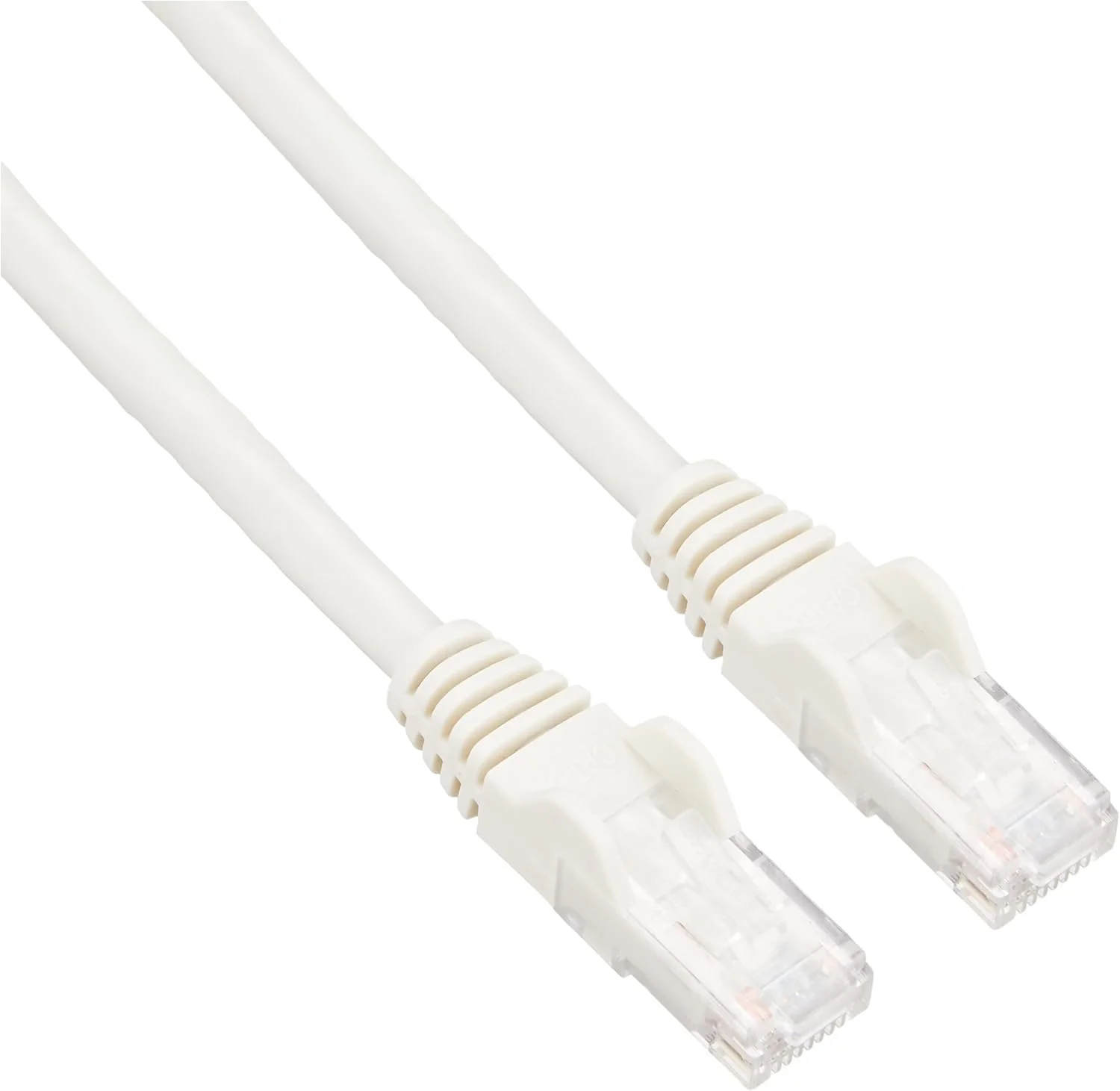 کابل اترنت CAT6 استار تک، 1.5 متری - کابل شبکه گیگابیتی CAT 6 سفید - 650 مگاهرتز 100W PoE RJ45 UTP بدون گیر با محافظ فشار (N6PATC150CMWH)