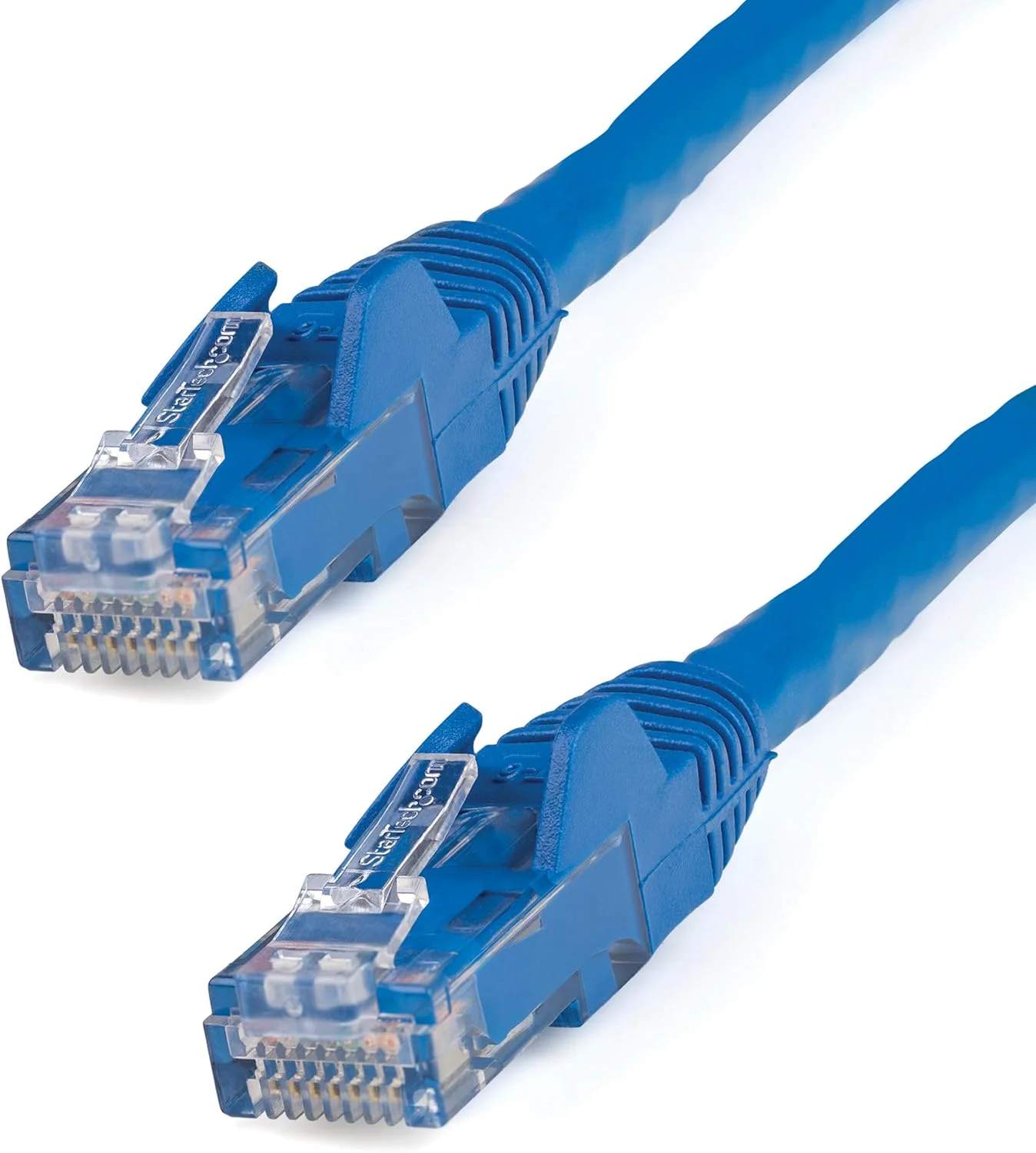 کابل اترنت CAT6 استار تک 2 متری - سیم اترنت گیگابیتی CAT 6 آبی - 650 مگاهرتز 100 وات PoE++ RJ45 UTP دسته 6 کابل شبکه/پچ کورد بدون گیر با محافظ