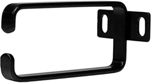 حلقه مدیریت کابل رک سرور StarTech.com، سایز 1U عمودی، 1.8 در 3.9 اینچ با دهانه انعطاف پذیر - حلقه سازمان دهنده سیم رک شبکه (CMHOOK1UN)، مشکی