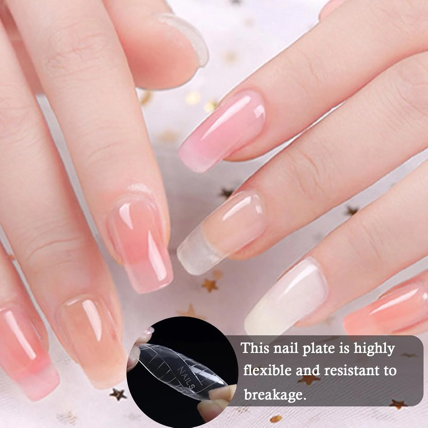 سیستم قالب ناخن دوگانه شفاف Azonee، 100 عدد قالب ناخن پوشش کامل U شکل برای اکستنشن ناخن ژل پلی، 10 سایز با مقیاس، ابزار حرفه ای مانیکور ناخن سیستم قالب ناخن دوگانه شفاف Azonee، 100 عدد قالب ناخن پوشش کامل U شکل برای اکستنشن ناخن ژل پلی، 10 سایز با مقیاس، ابزار حرفه ای مانیکور ناخن