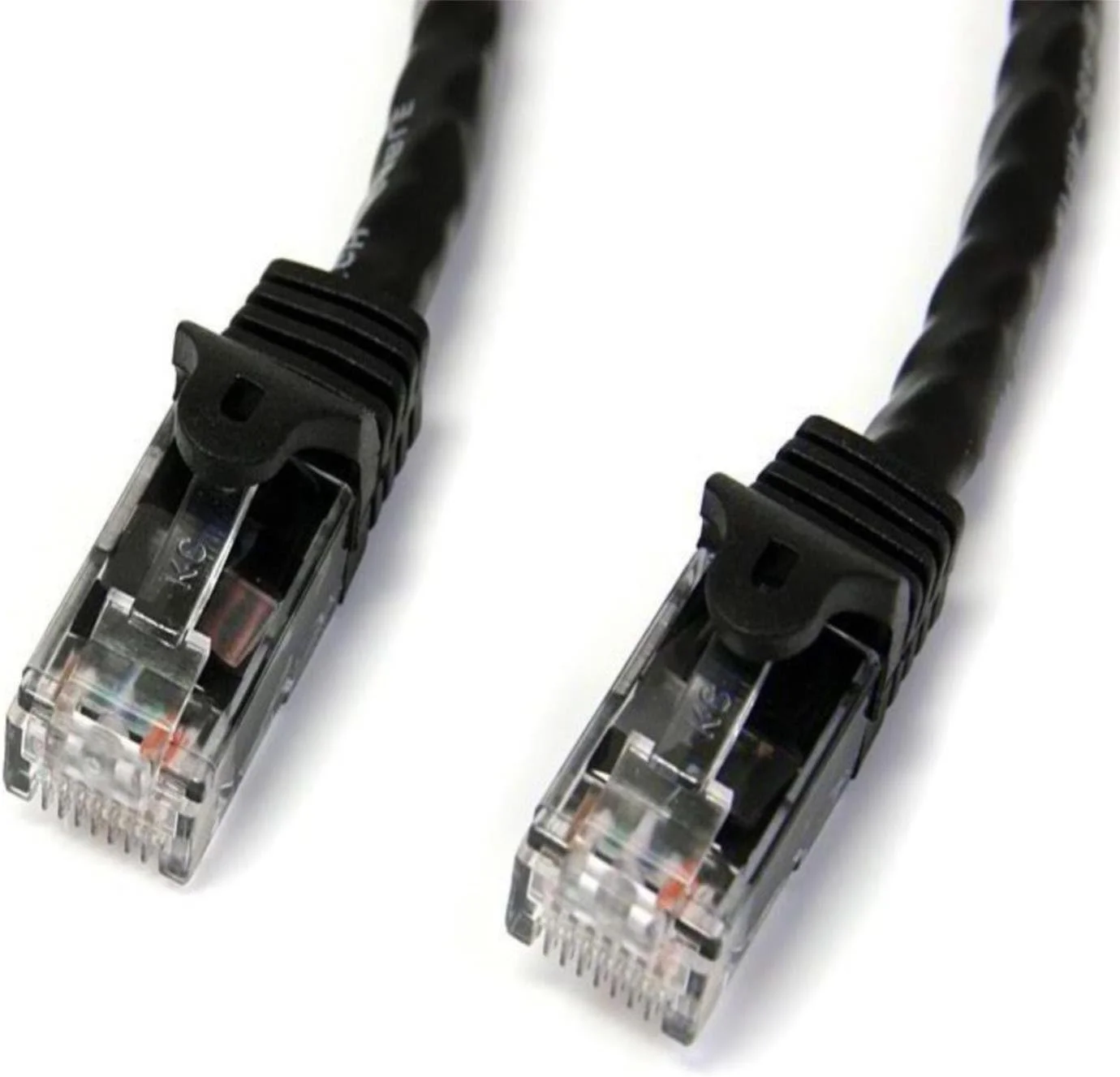 کابل شبکه گیگابیتی بدون گیر Cat6 UTP استار تک با طول 7 متر - کابل شبکه Cat 6 RJ45 با محافظت در برابر گره خوردگی - مشکی