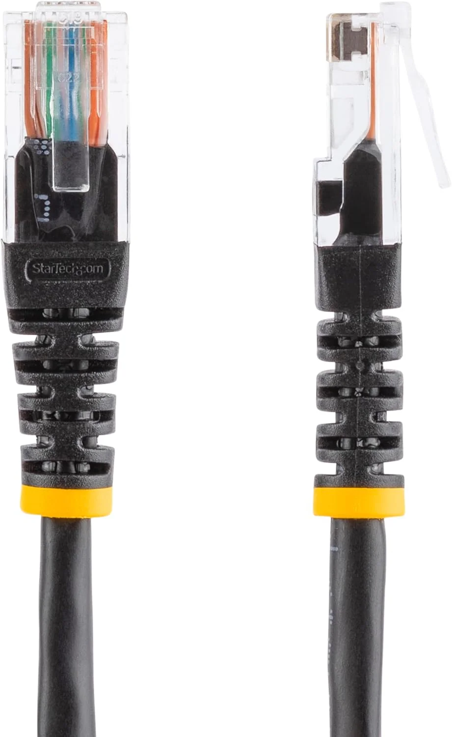 کابل اترنت Cat5e استار تک - 1.8 متر - مشکی - کابل پچ - کابل Cat5e قالب‌گیری شده - کابل شبکه کوتاه - سیم اترنت - کابل Cat 5e - 1.8 متر (M45PATCH6BK)