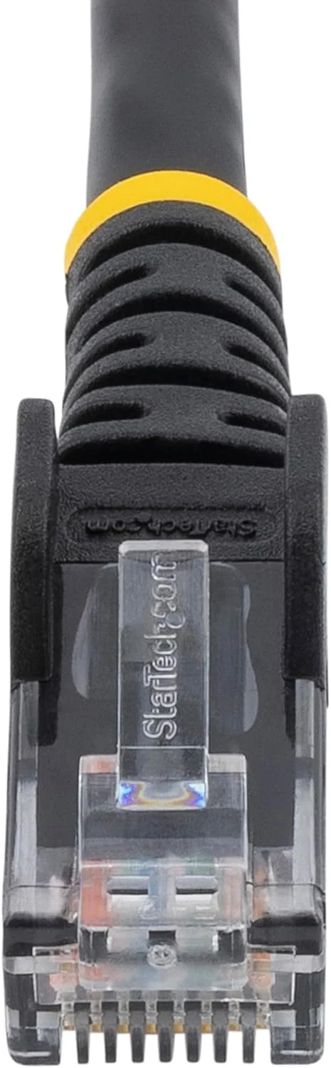 کابل اترنت CAT6 استار تک 3 متری - کابل اترنت گیگابیتی CAT 6 مشکی - 650 مگاهرتز 100 وات PoE++ RJ45 UTP دسته 6 شبکه/پچ کورد بدون گیر با محافظ کشش Fluke d UL/TIA کابل اترنت CAT6 استار تک 3 متری - کابل اترنت گیگابیتی CAT 6 مشکی - 650 مگاهرتز 100 وات PoE++ RJ45 UTP دسته 6 شبکه/پچ کورد بدون گیر با محافظ کشش Fluke d UL/TIA