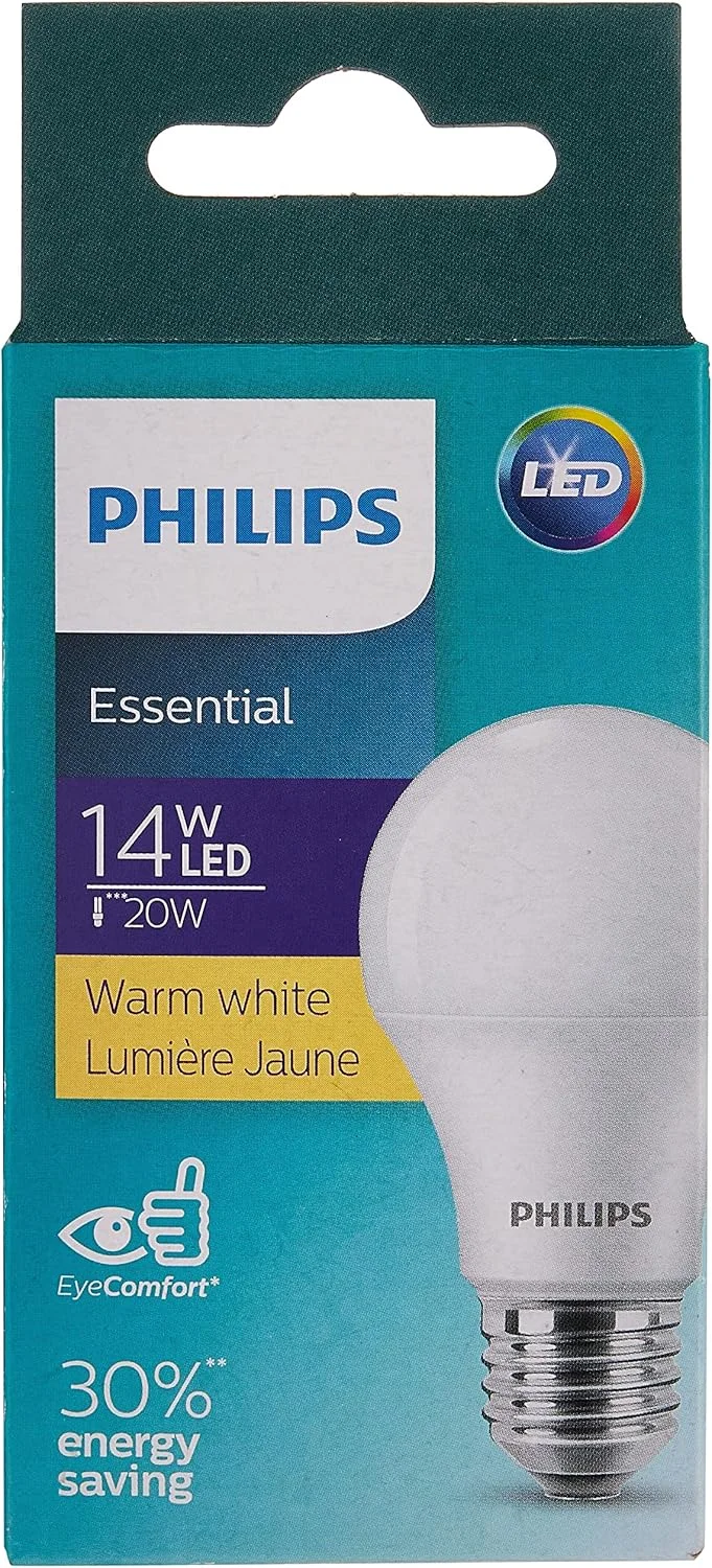لامپ ال ای دی 14 وات فیلیپس مدل Essential پایه E27 نور آفتابی