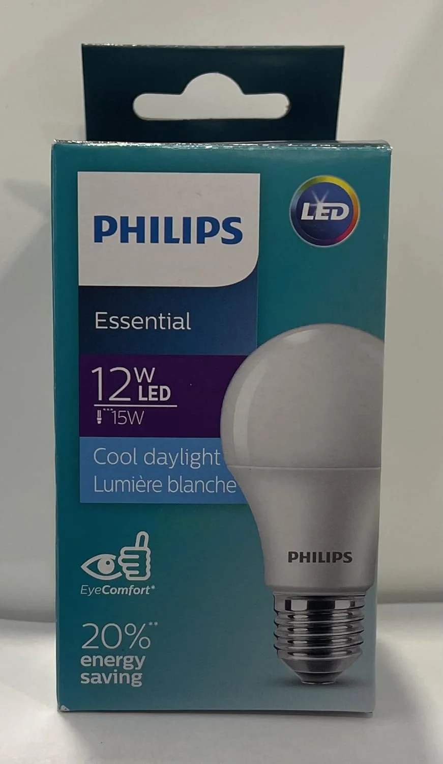 لامپ ال ای دی 12 وات فیلیپس مدل Essential با پایه E27 و نور سفید 6500 کلوین لامپ ال ای دی 12 وات فیلیپس مدل Essential با پایه E27 و نور سفید 6500 کلوین