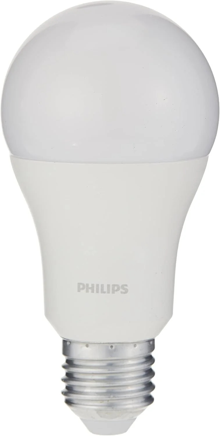 لامپ ال ای دی ضروری فیلیپس، نور روز خنک، 1300 لومن، 13 وات، پایه E27 - 6500 کلوین، 230 ولت، ضریب توان 1/12 امارات لامپ ال ای دی ضروری فیلیپس، نور روز خنک، 1300 لومن، 13 وات، پایه E27 - 6500 کلوین، 230 ولت، ضریب توان 1/12 امارات