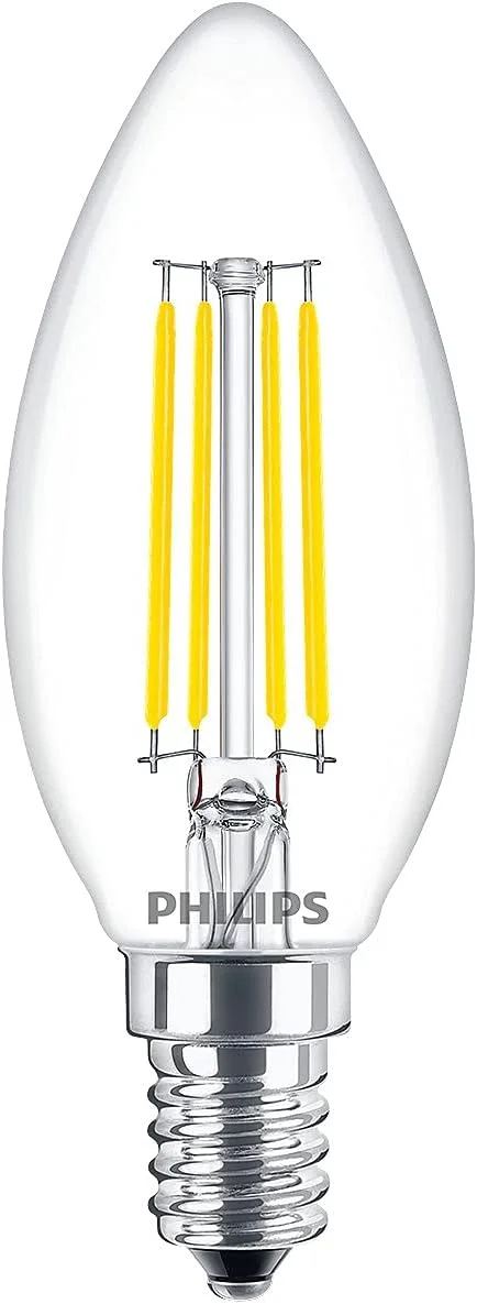 لامپ ال ای دی شمعی فیلیپس دبی، نور سفید گرم
