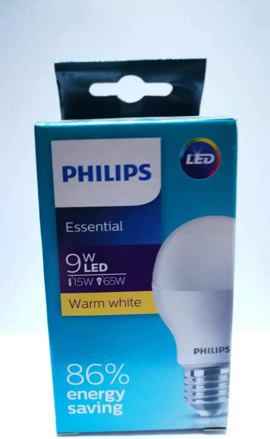 لامپ ال ای دی 9 وات فیلیپس مدل 8718696821404 نور سفید گرم